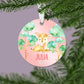 Deer Christmas Ornament | Female Deer | Pink | Girl | 2024 | Personalized | S'Berry Boutique