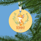 Fox Christmas Ornament | Orange | Boy | 2024 | Personalized | S'Berry Boutique