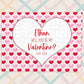 Will You Be My Valentine | Jigsaw Puzzle | Red & Pink Hearts | Personalized | S'Berry Boutique