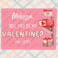 Will You Be My Valentine | Jigsaw Puzzle | Love Letter Mail | Personalized | S'Berry Boutique