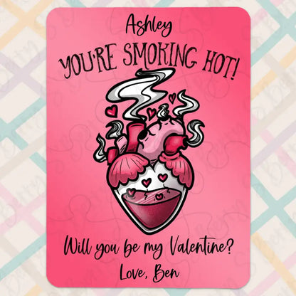 Will You Be My Valentine | Jigsaw Puzzle | You're Smoking Hot | Personalized | S'Berry Boutique