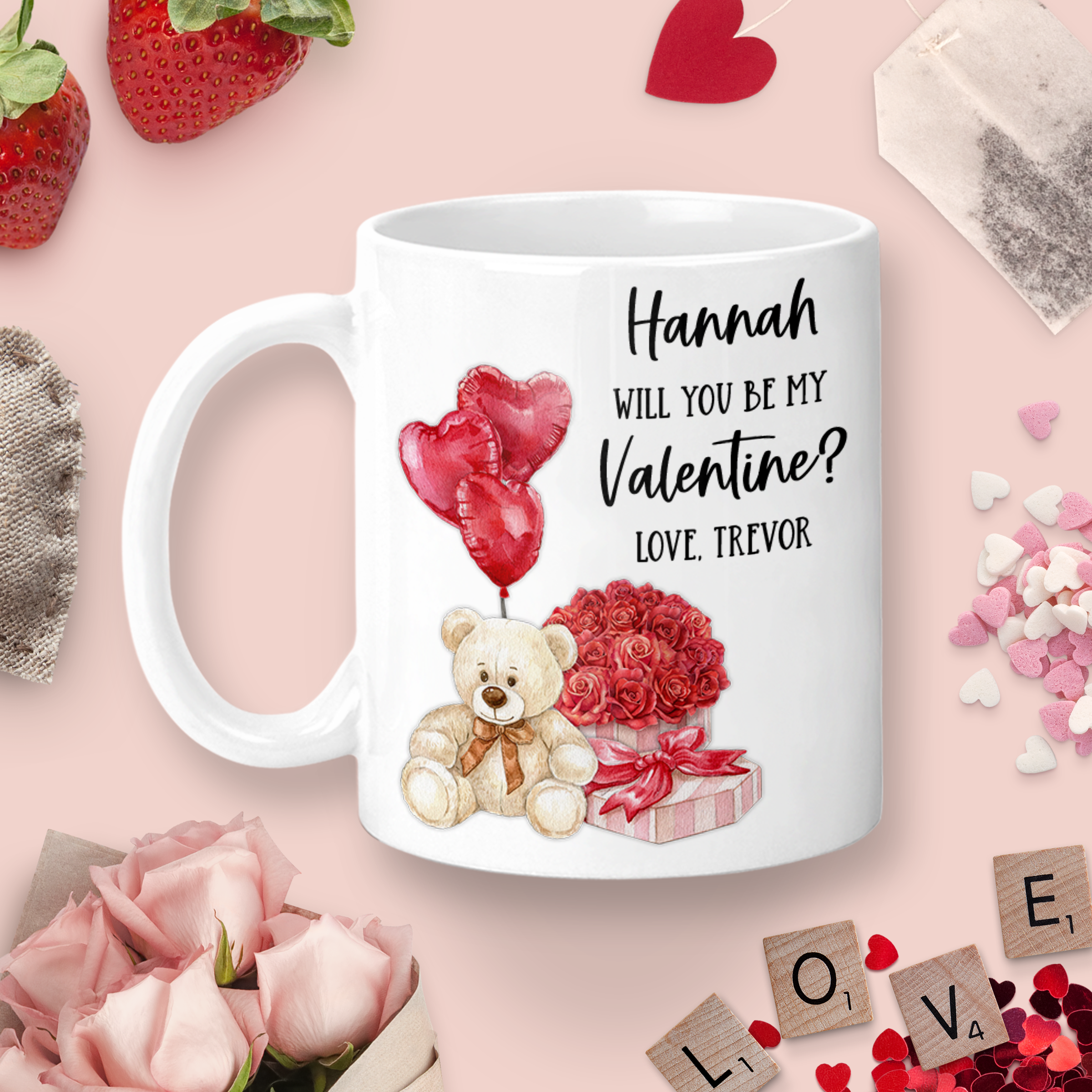 PERSONALISED Valentines Day Gifts For Her Him Wife Girlfriend Boyfriend  LOVE | eBay